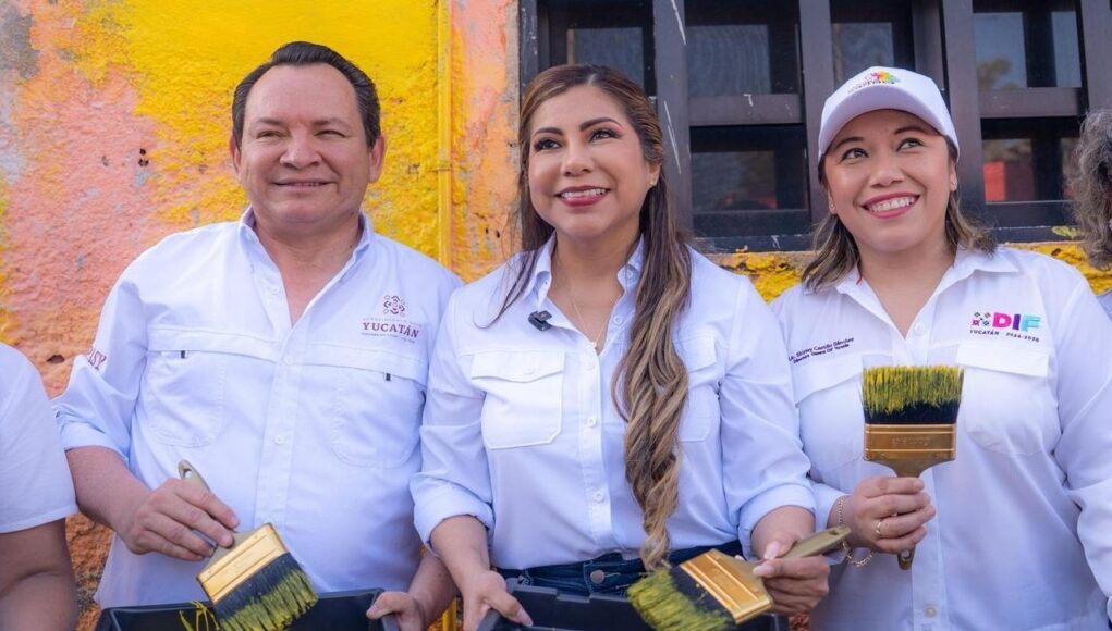 “Pintemos Juntos” promueve la transformación de Sisal a través del Gobierno del Estado