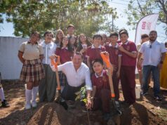 Impulsa Gobierno de Yucatán reforestación escolar con programa “Renacimiento Verde en tu Escuela”