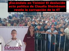 ¡Escándalo en Tizimín! El deslucido acto político de Claudia Sheinbaum revela la corrupción: acarreados y sobornos de $500 por asistencia.