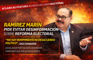 Jorge Carlos Ramírez Marín aclara debate sobre reforma electoral y llama a evitar la desinformación
