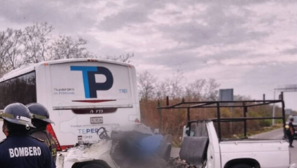 Trágico accidente en la Mérida–Cancún deja un muerto y cinco lesionados