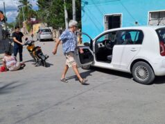 Extranjero atropella a mujer en Seyé y su aseguradora se niega a cubrir gastos médicos