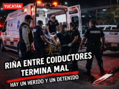 VIOLENCIA VIAL EN MÉRIDA: RIÑA TERMINA CON LESIONADO