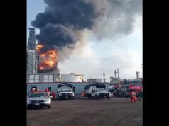 Incendio en la Refinería Dos Bocas moviliza a cuerpos de emergencia en Tabasco