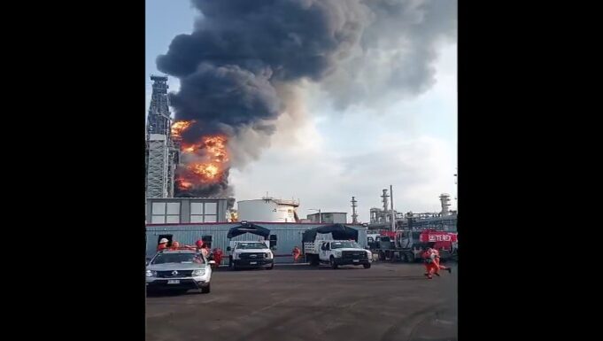 incendio en dos bocas