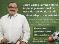Impulsa Ramírez Marín plan nacional para garantizar espacios deportivos dignos en todo México