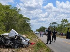 Trágico choque múltiple en la Mérida-Celestún deja cinco muertos y varios lesionados