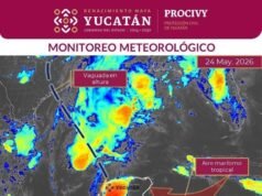Prevén lluvias más frecuentes en Yucatán; Protección Civil pide reforzar medidas preventivas