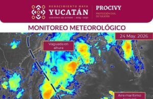 Prevén lluvias más frecuentes en Yucatán; Protección Civil pide reforzar medidas preventivas