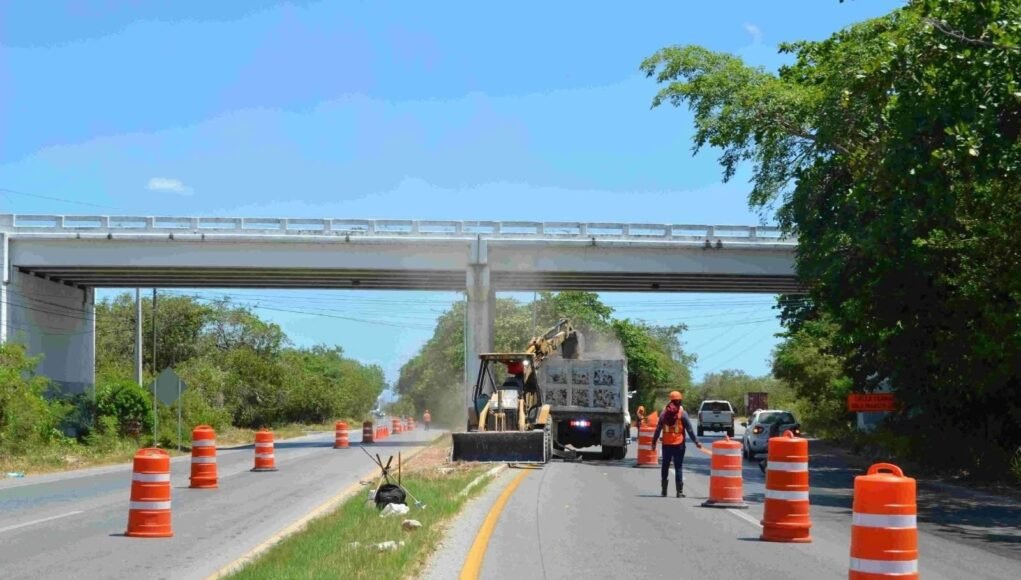 Anuncian cierres y cambios viales en la Mérida–Progreso por reconstrucción de puentes