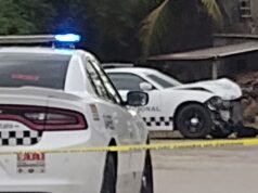 Choque entre unidad de la Guardia Nacional y taxi colectivo provoca movilización en Halachó
