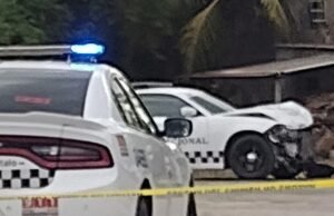 Choque entre unidad de la Guardia Nacional y taxi colectivo provoca movilización en Halachó