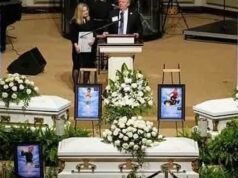 Con flores y ataúdes blancos, despiden a ocho niños asesinados en tragedia familiar en Luisiana