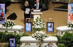 Con flores y ataúdes blancos, despiden a ocho niños asesinados en tragedia familiar en Luisiana