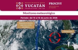Prevén regreso de lluvias intensas en Yucatán a partir del 10 de junio
