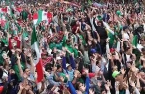 Miles participan en megacola humana en Paseo de la Reforma por el Mundial 2026