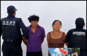 Recuperan campana robada de iglesia en Progreso; pareja termina detenida