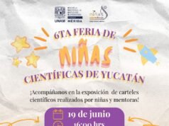Niñas yucatecas muestran su talento científico en feria organizada por la UNAM