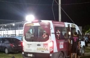 Cuestionan uso de unidad médica municipal para traslado de futbolistas en Dzemul