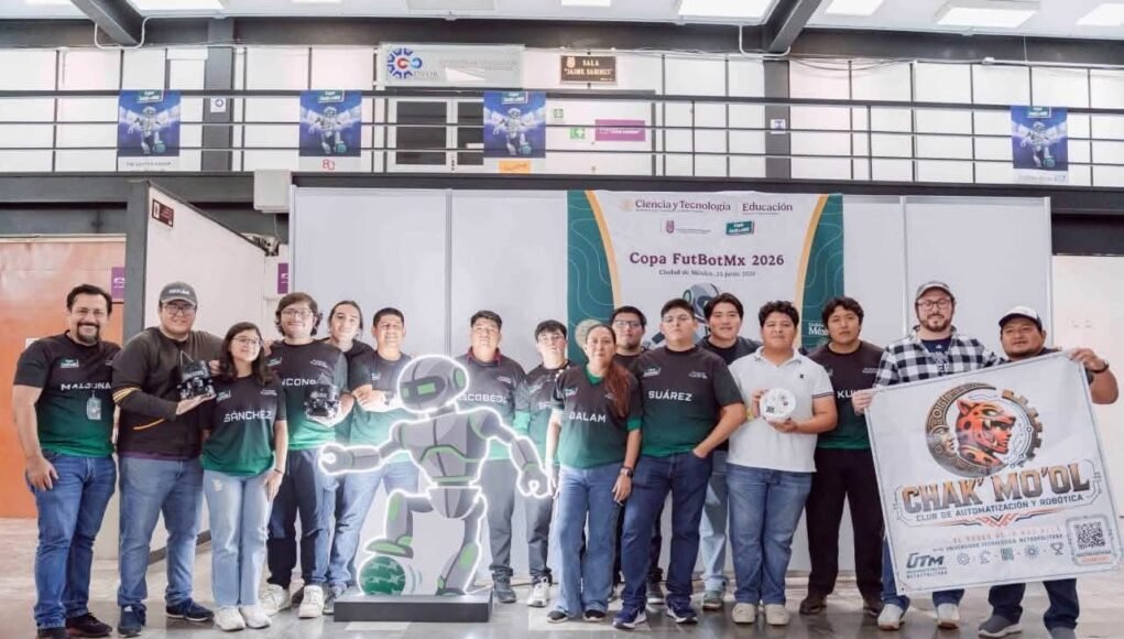 Jóvenes de Yucatán destacan en torneo nacional de robótica e inteligencia artificial