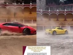 INAH advierte acciones legales por exhibición de autos de lujo en histórica Plaza de Toros