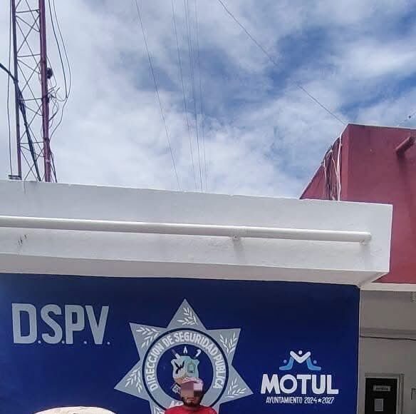 Detienen a “El Cochiloco” tras presunto robo de material para construcción en Motul