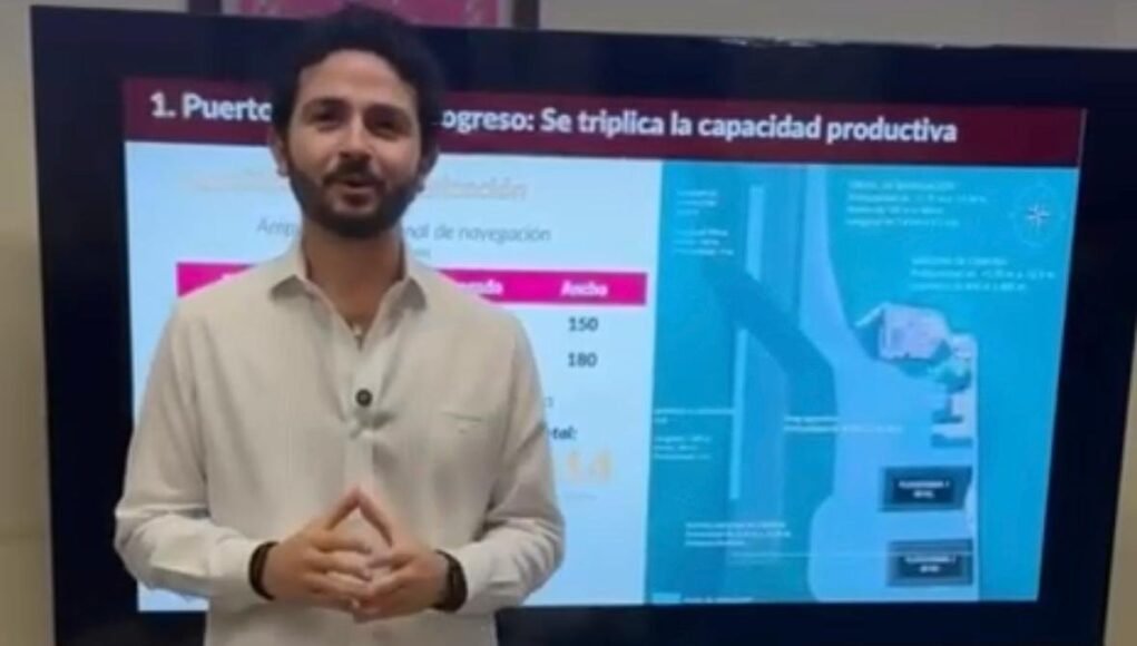 Milo Barrera destaca ampliación del Puerto de Altura de Progreso como un proyecto histórico para Yucatán