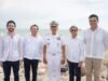 Milo Barrera destaca arranque de la ampliación del Puerto de Progreso