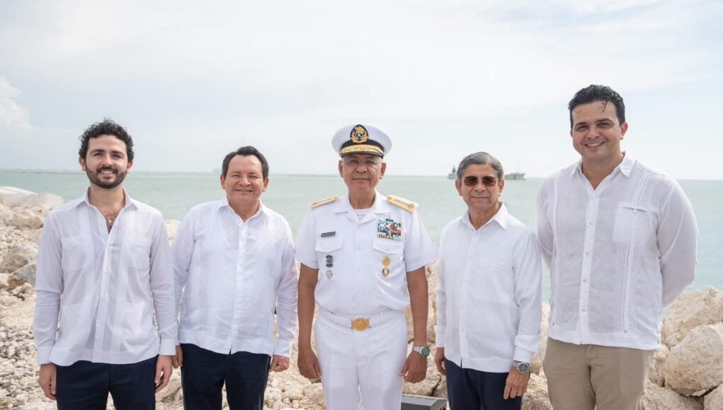 Milo Barrera destaca arranque de la ampliación del Puerto de Progreso
