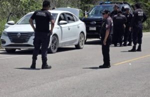 Interceptan automóvil con reporte de robo en Yucatán; conductor fue asegurado durante operativo de la SSP
