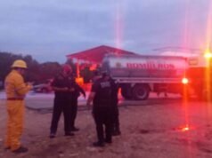 Cortocircuito desata incendio en gasera de Tizimín; emergencia concluye sin víctimas