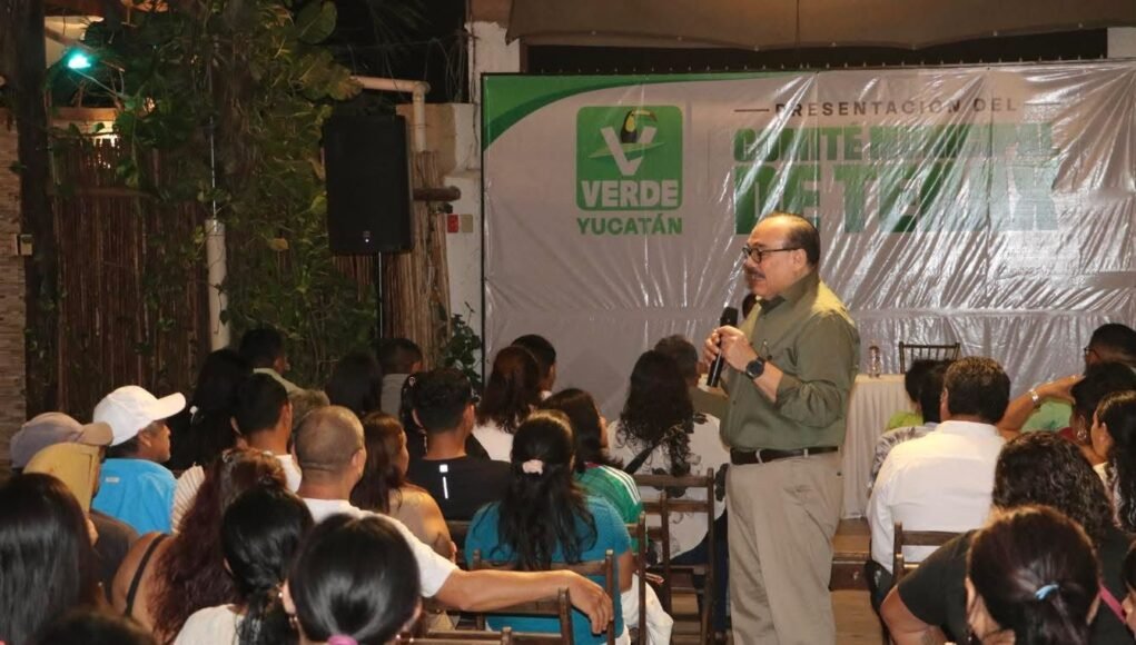 Ramírez Marín destaca fortalecimiento del Verde en Tekax