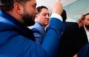Pleito entre PRI y Morena escala: diputados protagonizan empujones e insultos en el Patio del Federalismo