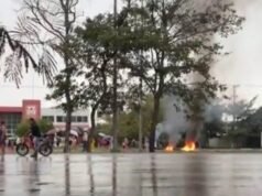 Vecinos llevan al límite la protesta y bloquean el Periférico Sur por falta de luz