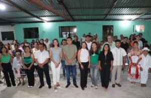 Ramírez Marín destaca unidad del Comité Verde de Xocchel y trabajo para acercar servicios de salud