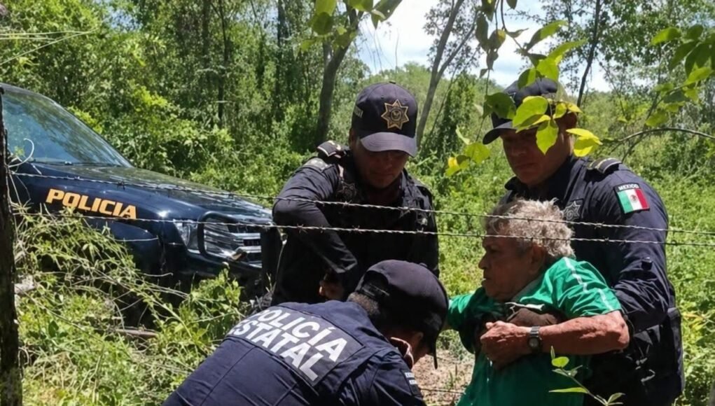 Campesino encuentra a octogenario extraviado entre la maleza de Xmatkuil