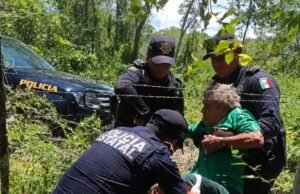 Campesino encuentra a octogenario extraviado entre la maleza de Xmatkuil