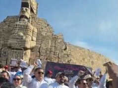 TOROS DIVIDEN POSTURAS EN YUCATÁN: CRUZAN RECLAMOS Y PROVOCACIONES FRENTE AL MONUMENTO A LA PATRIA