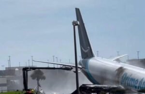 Tragedia en Miami: avión de carga de Amazon se sale de la pista y deja cinco muertos