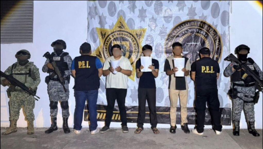 Detienen a tres presuntos responsables de violento robo a adultos mayores en Kimbilá