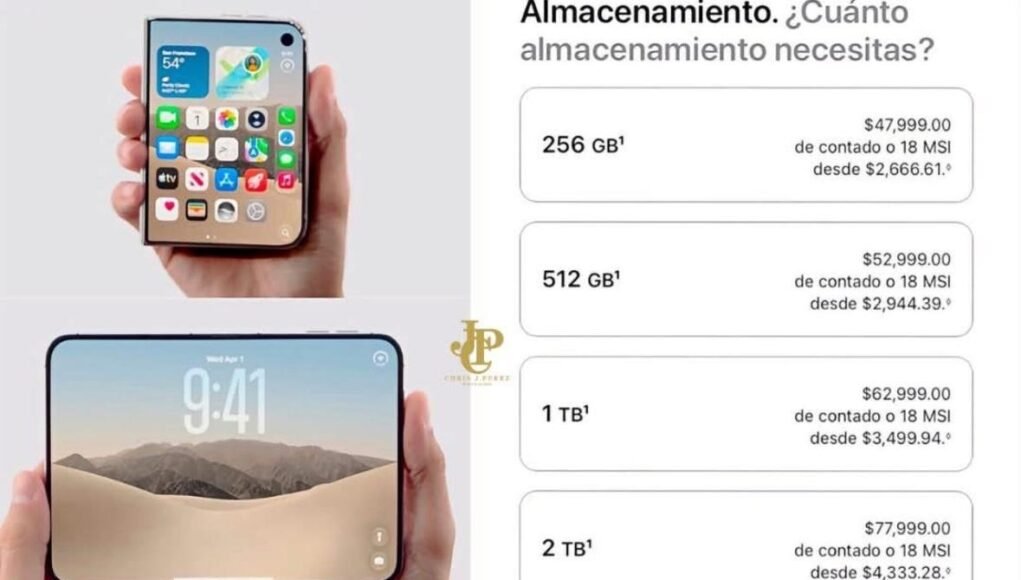 Apple sorprende con el precio del iPhone plegable en México: llega hasta los 77 mil 999 pesos