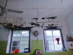Desprendimiento de techo en primaria del Centro de Mérida preocupa a padres de familia
