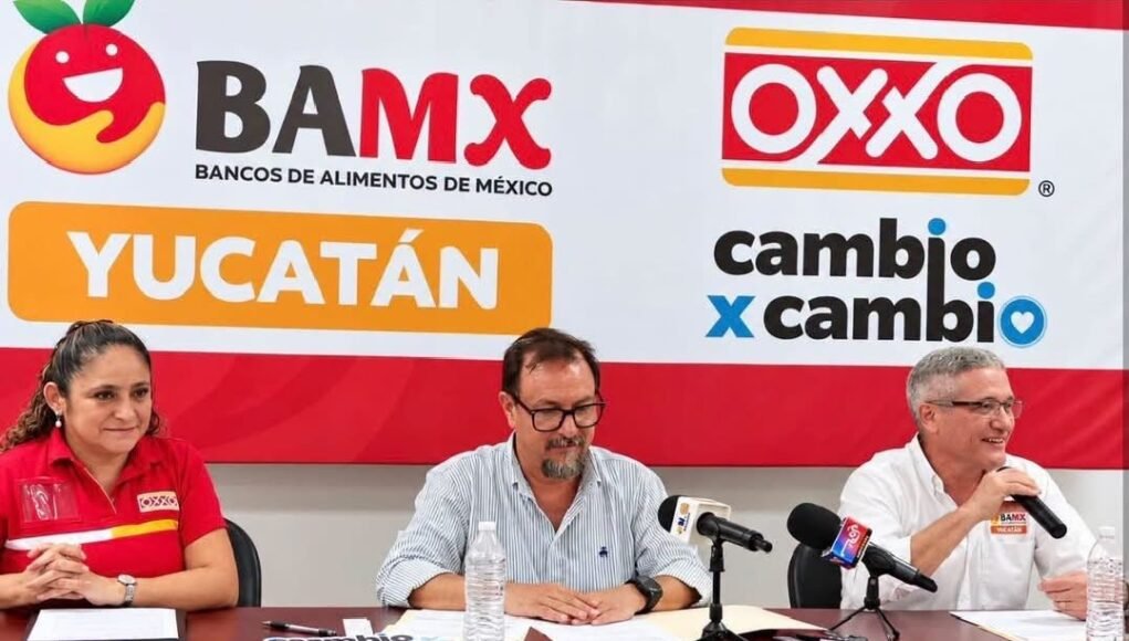 Centavos que alimentan: Oxxo activa redondeo en apoyo al Banco de Alimentos de Yucatán