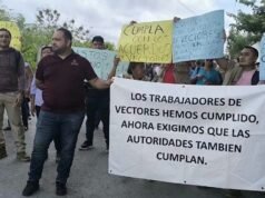 Trabajadores de Vectores bloquean acceso a Los Héroes