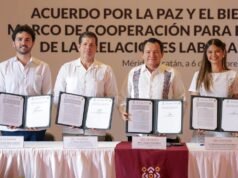 Milo Barrera fortalece alianza entre empresas y trabajadores para impulsar la paz laboral en Yucatán